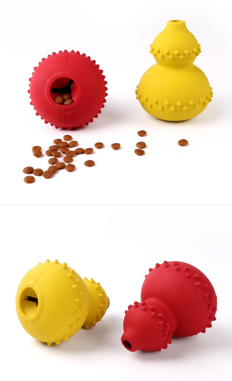 Juguete para mascotas de caucho natural resistente a los mordiscos y al rechinar de dientes.